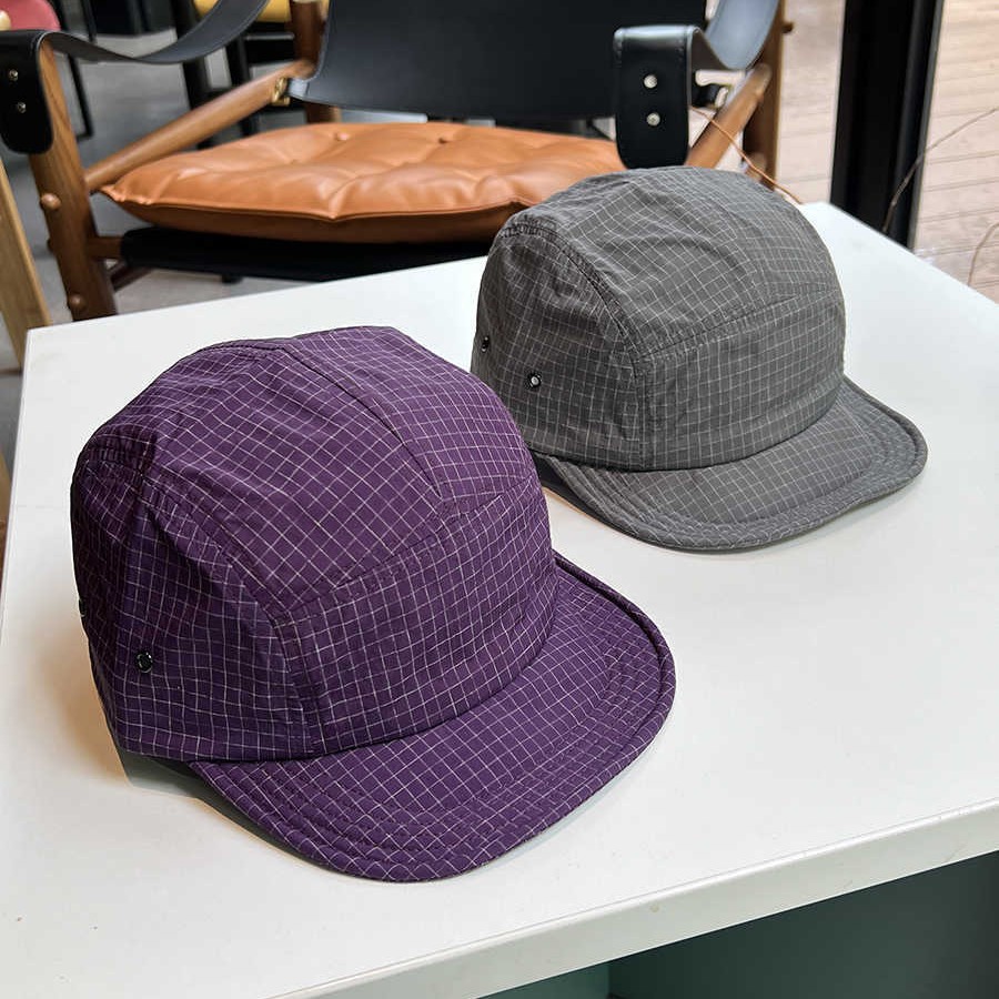 Corduroy Cap 5 Panel - Yazlık Hızlı Kuruyan Beyzbol Şapkası Kadınlar
