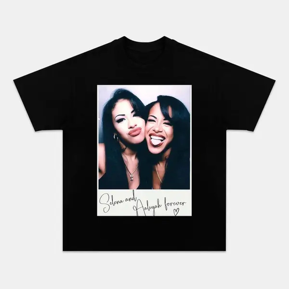 Street Fashion Mood - Selena ve Aaliyah Retro Grafikli Erkek