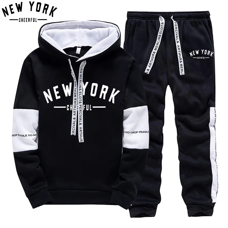 Street Fashion For Man - Erkek Takımı/Hoodie/Pantolon Şehir Modası Sonbahar Günlük