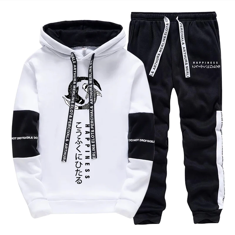 Street Fashion For Man - Moda Erkek Eşofman Takımı Baskılı Günlük