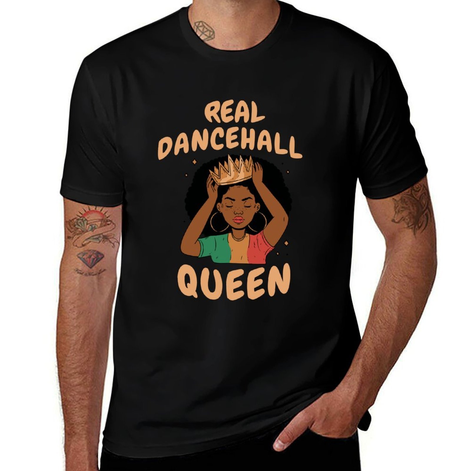Queen Street Fashion - Gerçek Dancehall Kraliçesi Tişörtü Sokak Modası