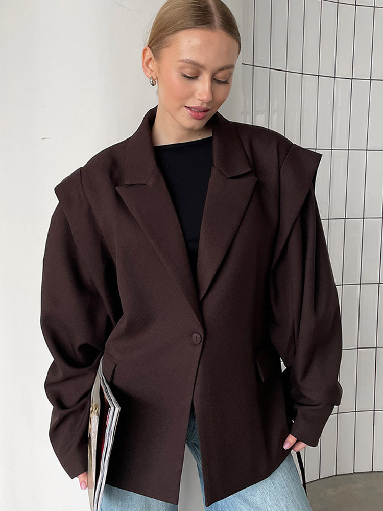 Retro Kahverengi Kemerli Blaze - Street Fashion Winter 2025 incelemesi ve fiyatı