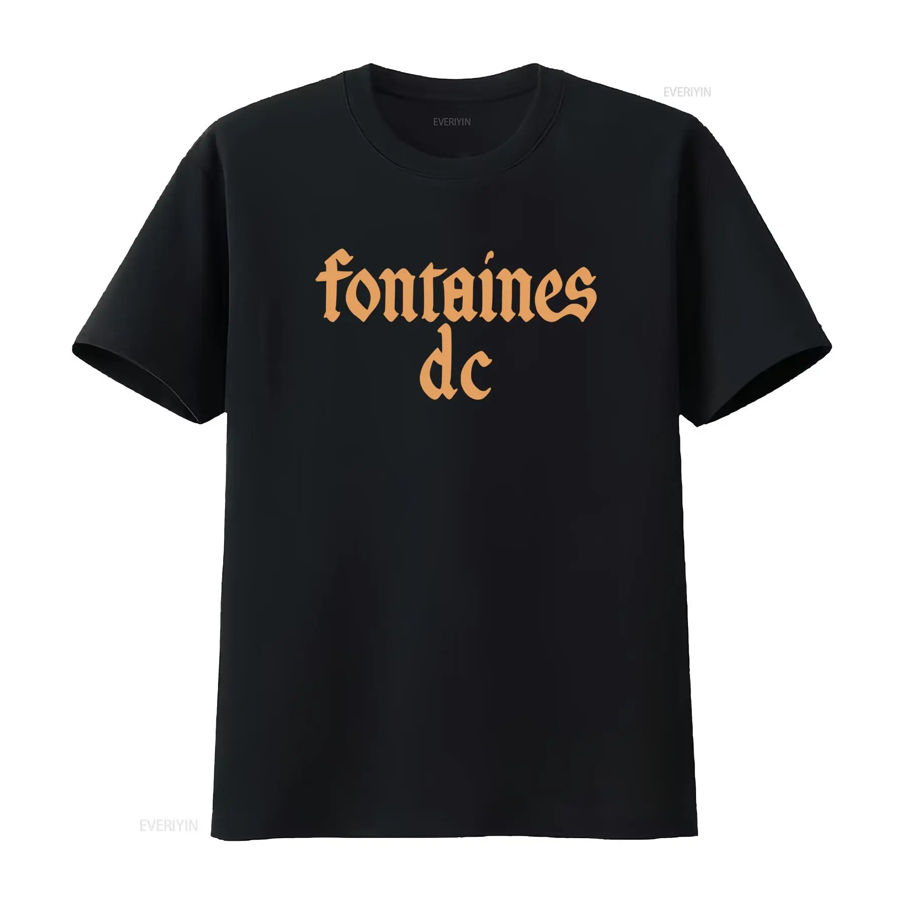 Fontaines D C 'Gotik Logo' Siy - Street Fashion Mood incelemesi ve fiyatı