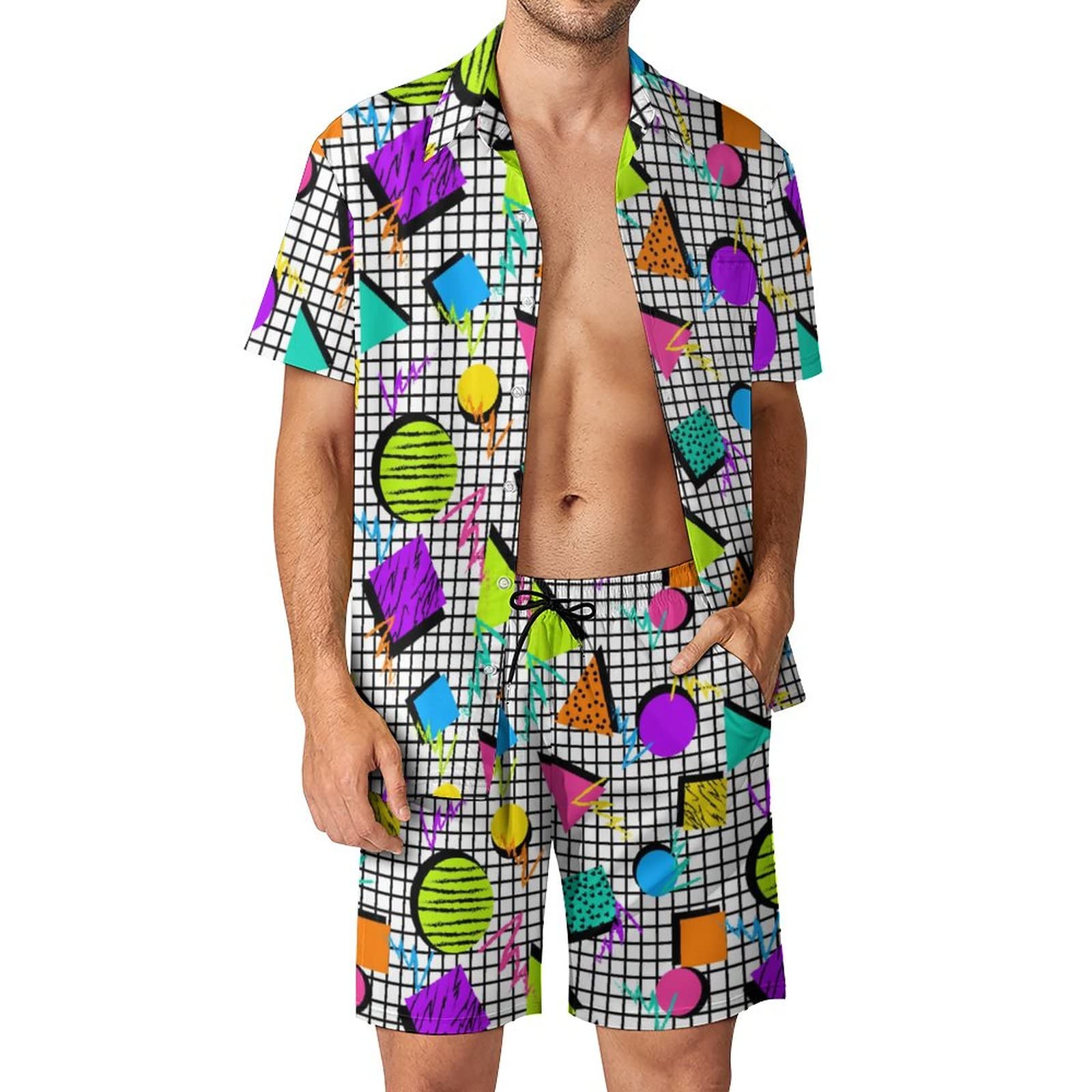 Yazlık Düzensiz Geometrik 3D B - Street Fashion For Man incelemesi ve fiyatı