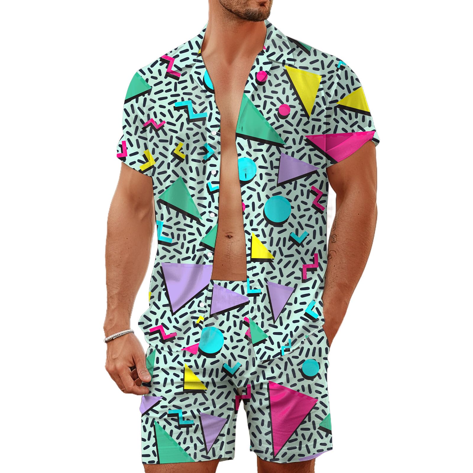 Yazlık Düzensiz Geometrik 3D B - Street Fashion For Man incelemesi ve fiyatı