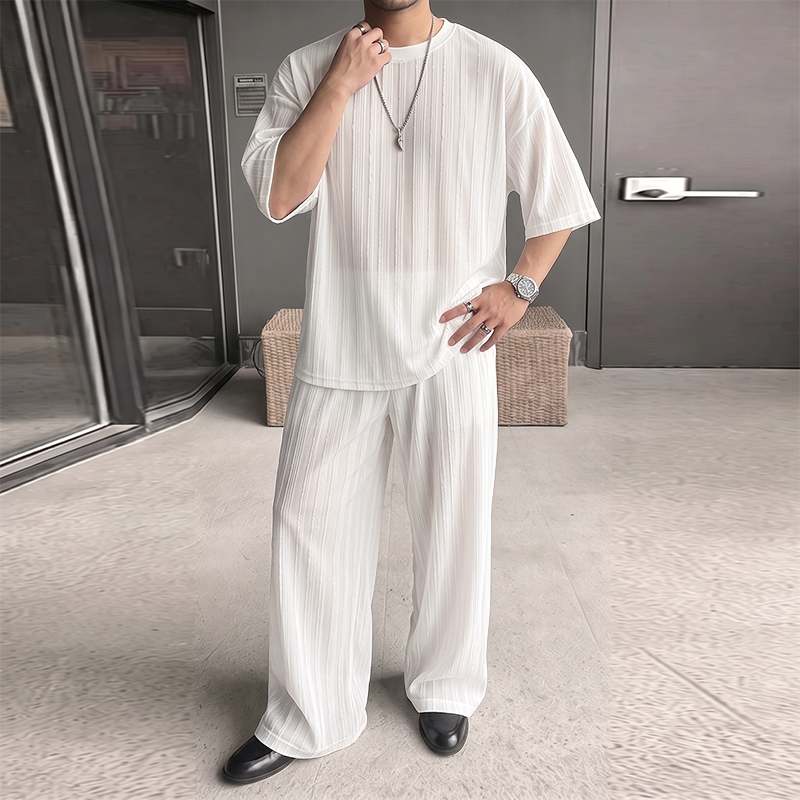 INCERUN Erkek Takımları Çizgil - Street Fashion Mood incelemesi ve fiyatı