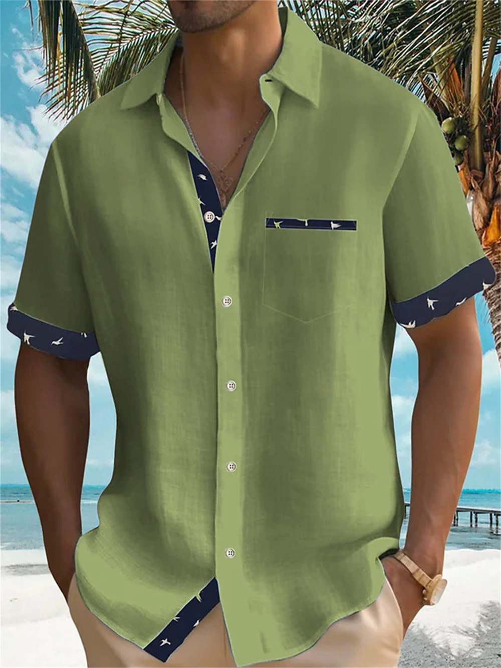 2023 Yaz Yeni erkek Aloha Göml - Street Fashion Shanghai incelemesi ve fiyatı