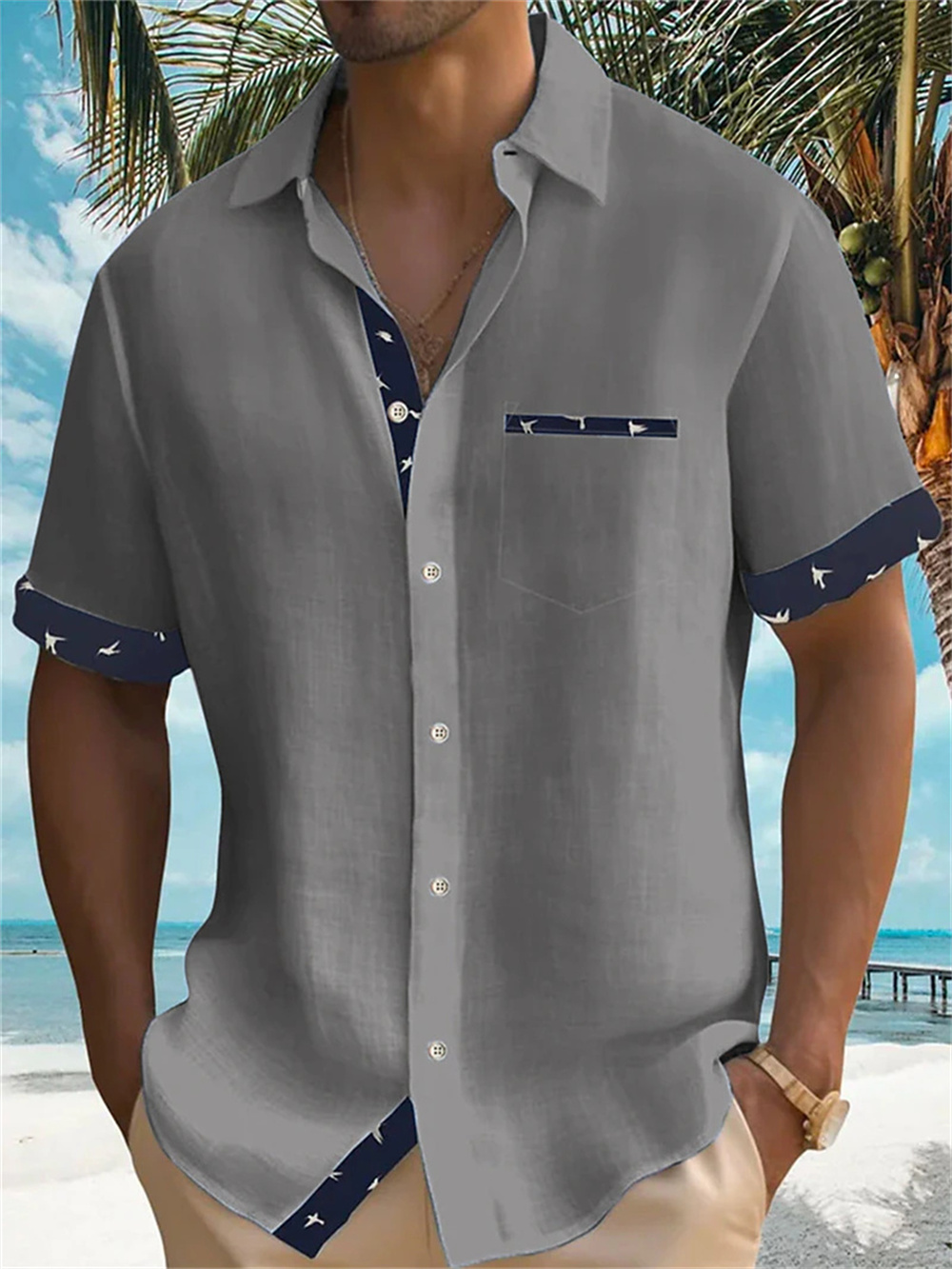 2023 Yaz Yeni erkek Aloha Göml - Street Fashion Shanghai incelemesi ve fiyatı