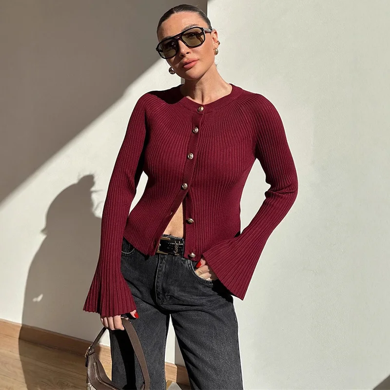 Kadınlar İçin Uzun Kollu Örme  - Street Fashion Winter 2025 incelemesi ve fiyatı